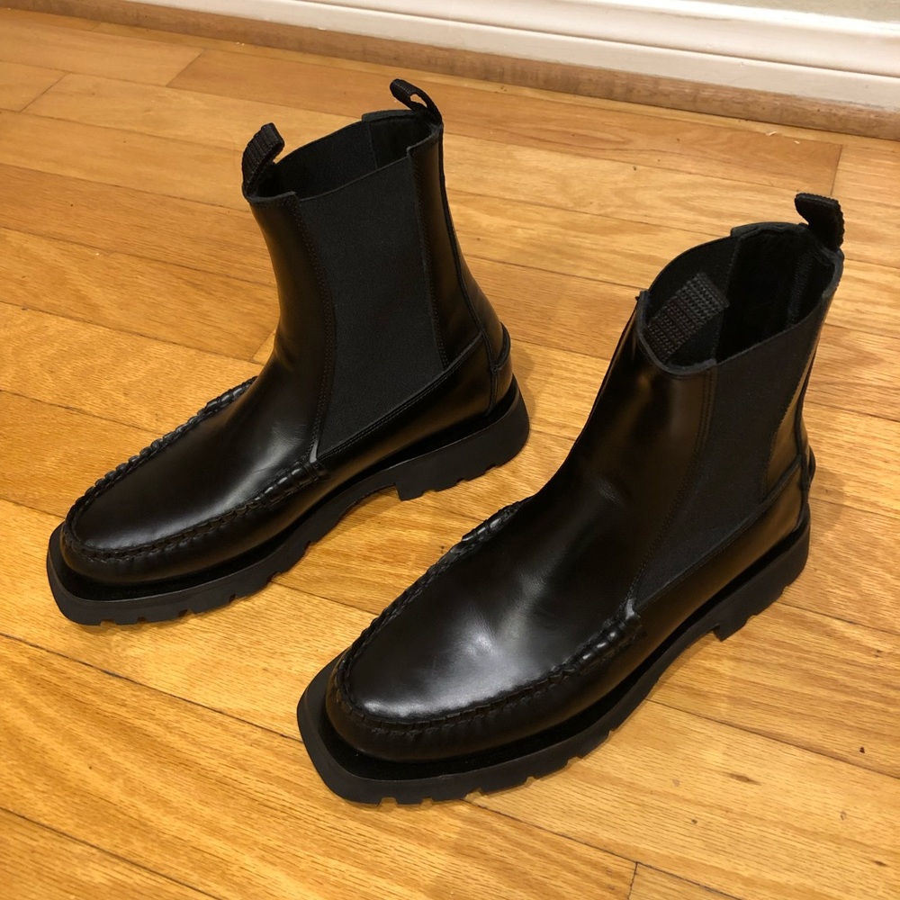 HEREU l Alda Leather Loafer Bootie / EU size 40 US 9.5 / UK 7